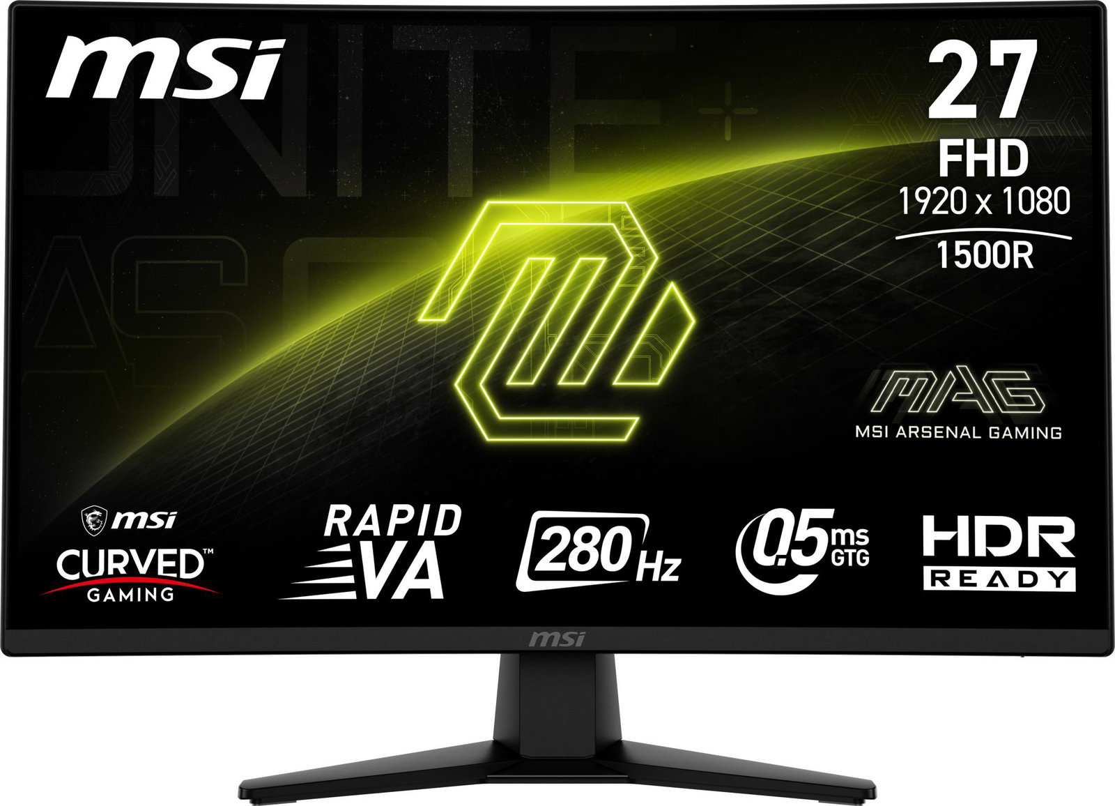 LCD Monitor MSI 27 1920 x 1080 pixels Full HD Native aspect ratio 16:9 Curved MAG274CXF