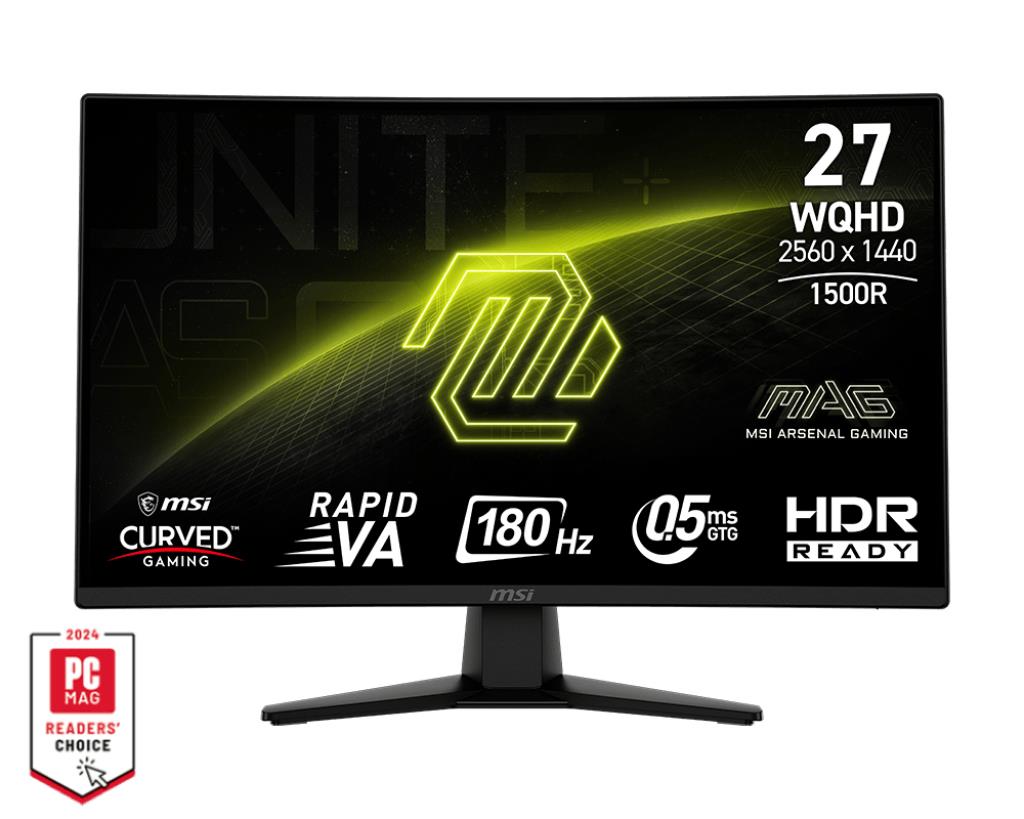 LCD Monitor MSI 27 2560 x 1440 pixels Wide Quad HD Native aspect ratio 16:9 Curved MAG274CQF