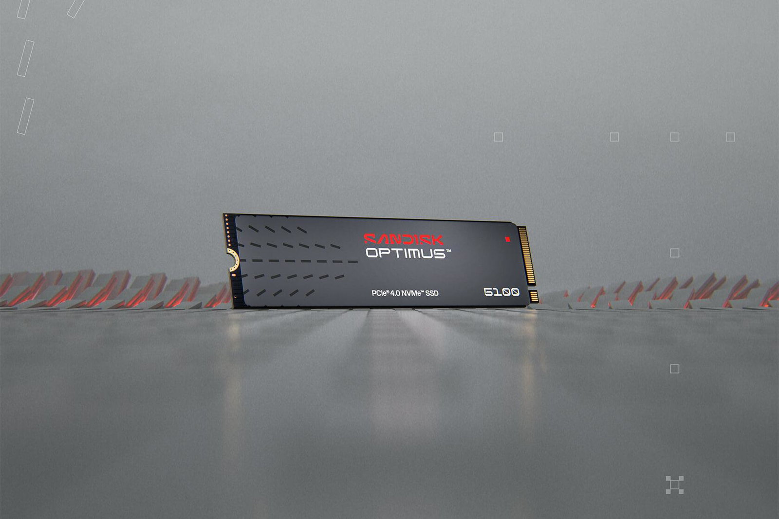 SSD SANDISK 600xTBW rating MTBF 1750000 h Read speed 7100 MB/s Write speed 6700 MB/s NVMe Yes PCI Express 4.0 M.2 1000 GB SDSP51100TAN-000E0