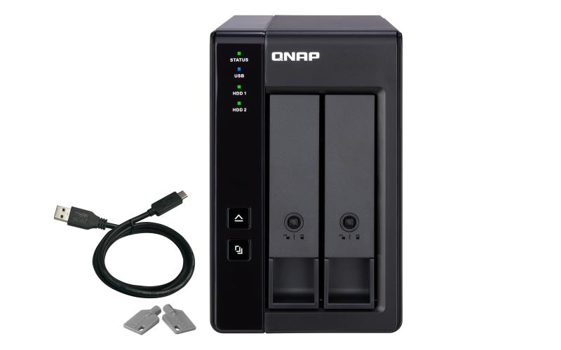 DAS ENCLOSURE 2BAY USB-C/TR-002 QNAP