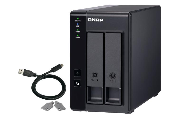 DAS ENCLOSURE 2BAY USB-C/TR-002 QNAP