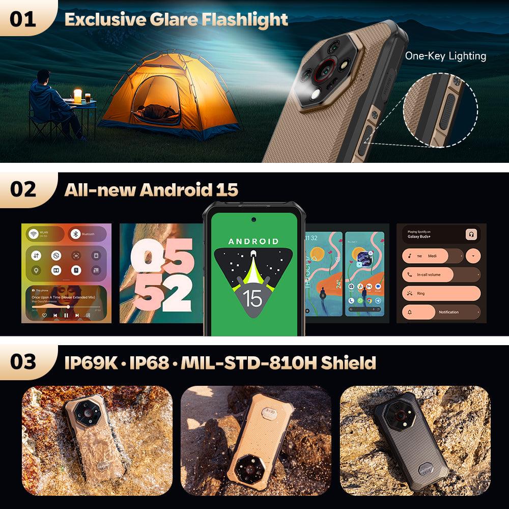 MOBILE PHONE ARMOR X16/6/128GB WASTELAND SHAD ULEFONE