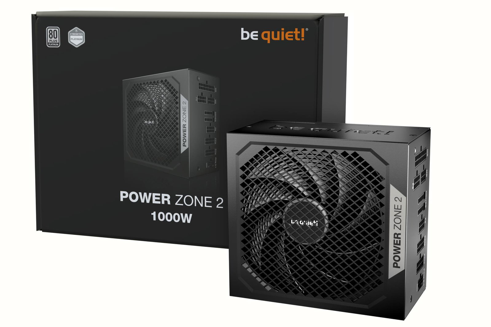Power Supply BE QUIET POWER ZONE 2 1000 Watts Peak Power 1070 Watts Efficiency 80 PLUS PLATINIUM MTBF 100000 hours BP008EU