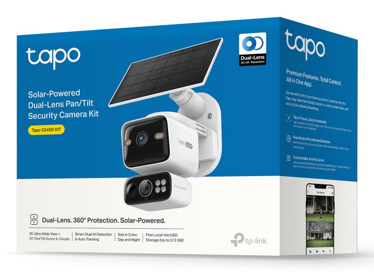 WRL CAMERA PAN/TILT/DUAL TAPO C645D KIT TP-LINK