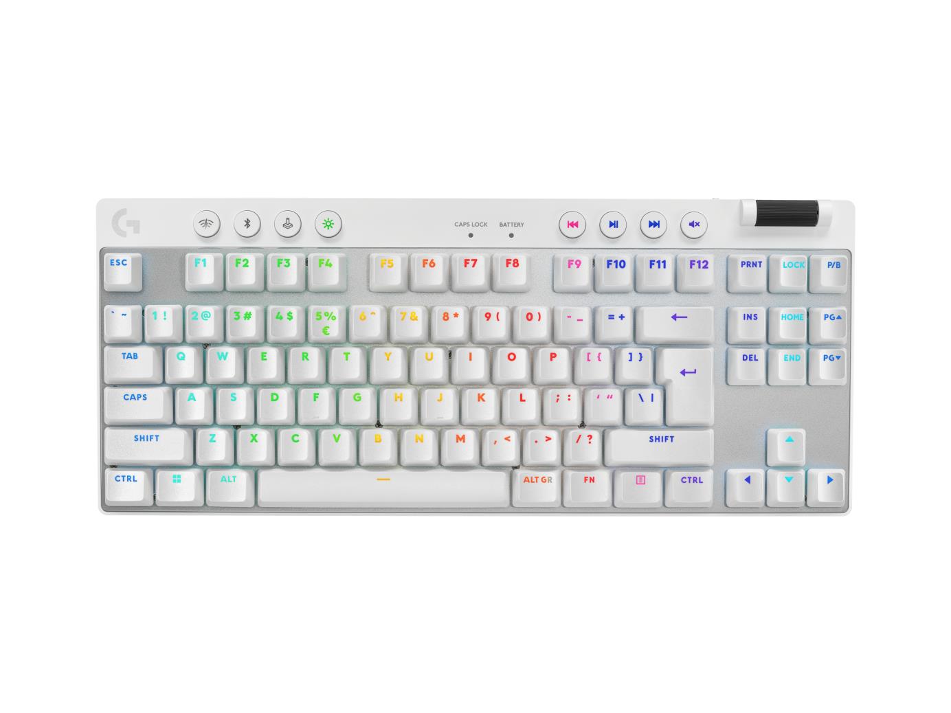 KEYBOARD WRL PRO X TKL/WHITE 920-012148 LOGITECH