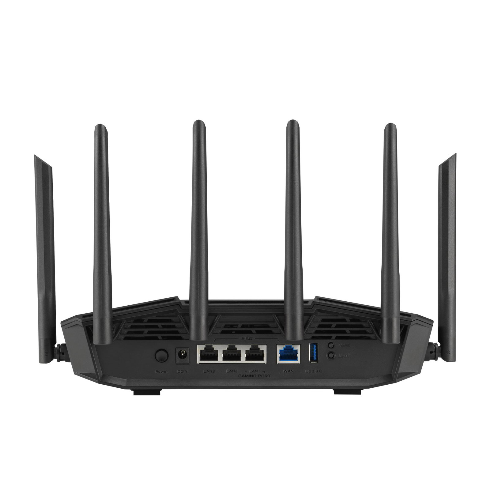 Wireless Router ASUS TUF Gaming BE9400 Wi-Fi 7 (802.11be) Data speed 9400 Mbit/s Ethernet WAN Yes WAN connection type RJ-45 Ethernet LAN Yes 4xLAN ports USB port Yes TUF-BE9400