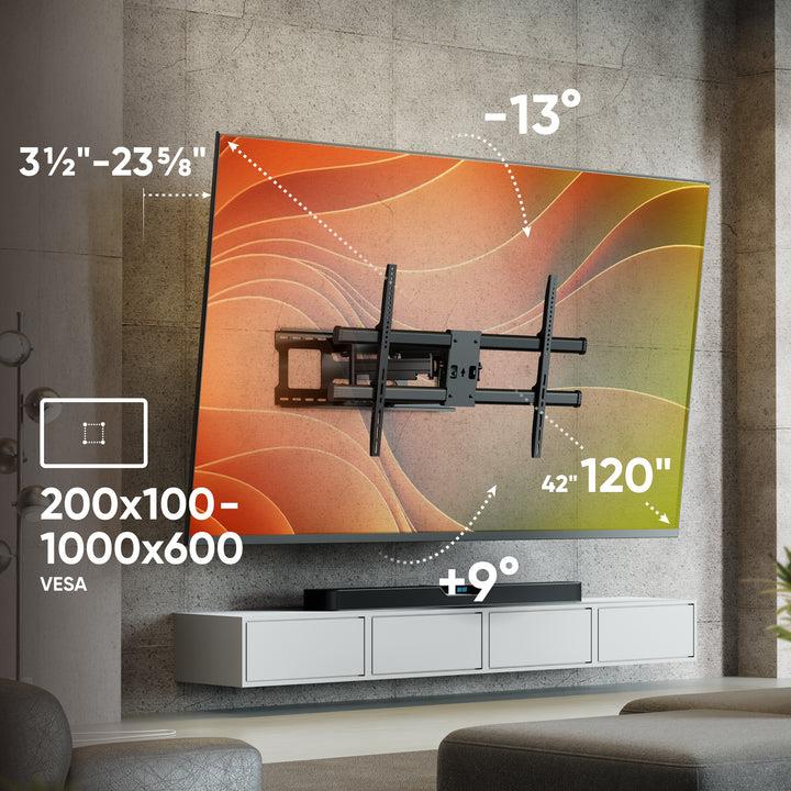 TV SET ACC WALL MOUNT/42-120/BLACK M10-B ONKRON