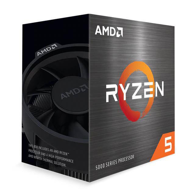 CPU AMD Desktop Ryzen 5 5600X Vermeer 3700 MHz Cores 6 32MB Socket SAM4 65 Watts BOX 100-100000065BOX