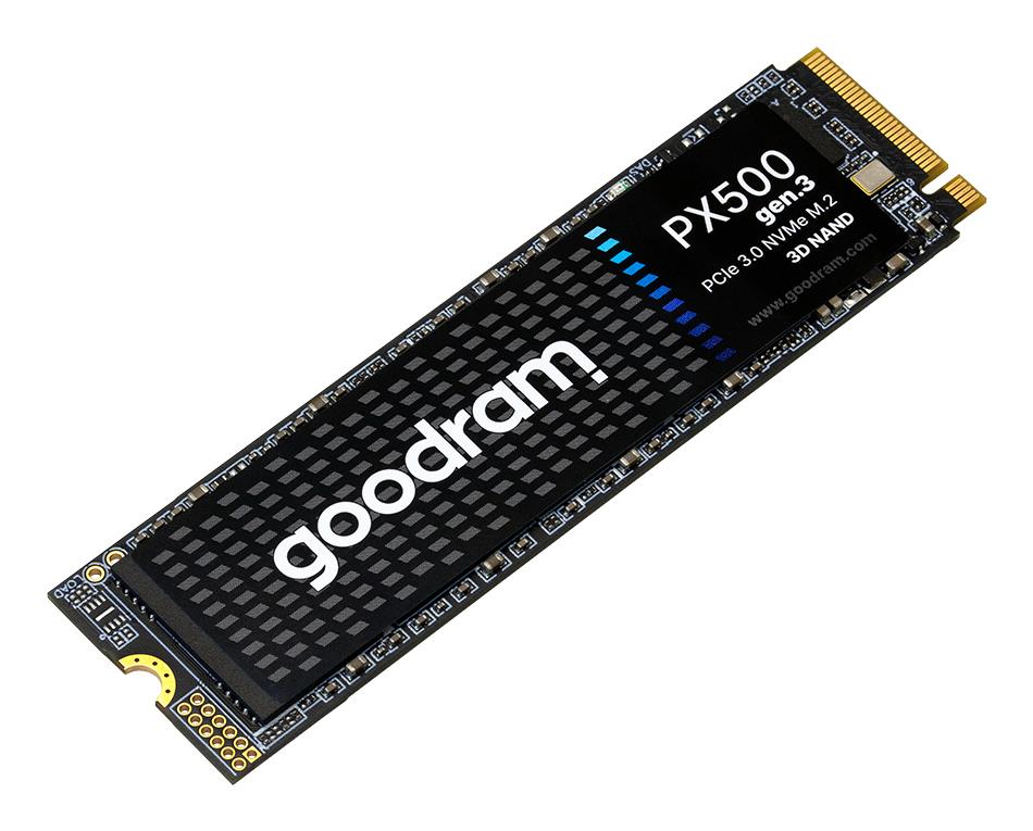 SSD GOODRAM 600xTBW rating MTBF 1500000 h Read speed 3300 MB/s Write speed 2700 MB/s NVMe Yes PCI Express 3.0 M.2 1000 GB SSDPR-PX500-01T-80-G3