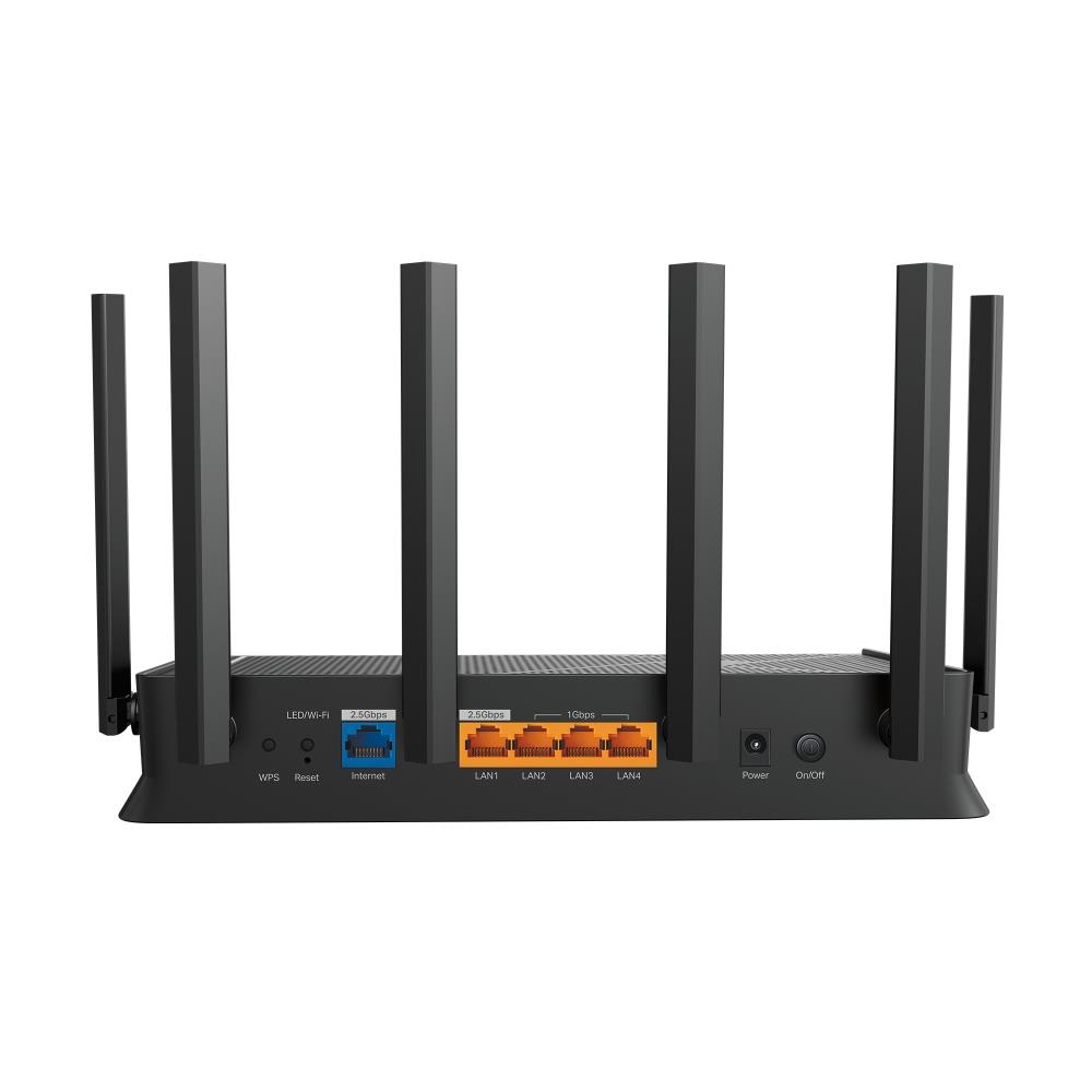 Wireless Router TP-LINK Archer BE400 Wi-Fi 7 (802.11be) Data speed 5764 Mbit/s Ethernet WAN Yes WAN connection type RJ-45 Ethernet LAN Yes 4xLAN ports USB port Yes ARCHERBE400