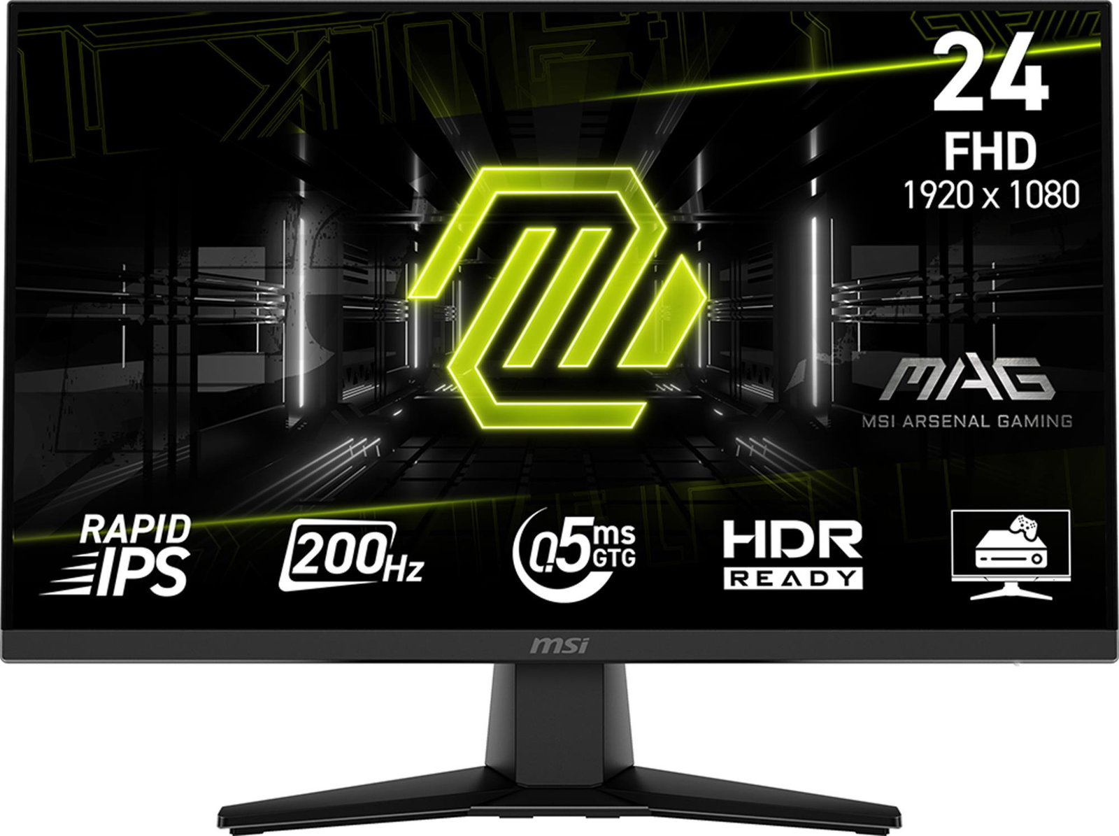 LCD Monitor MSI 23.8 1920 x 1080 pixels Full HD Native aspect ratio 16:9 LCD Flat MAG242F