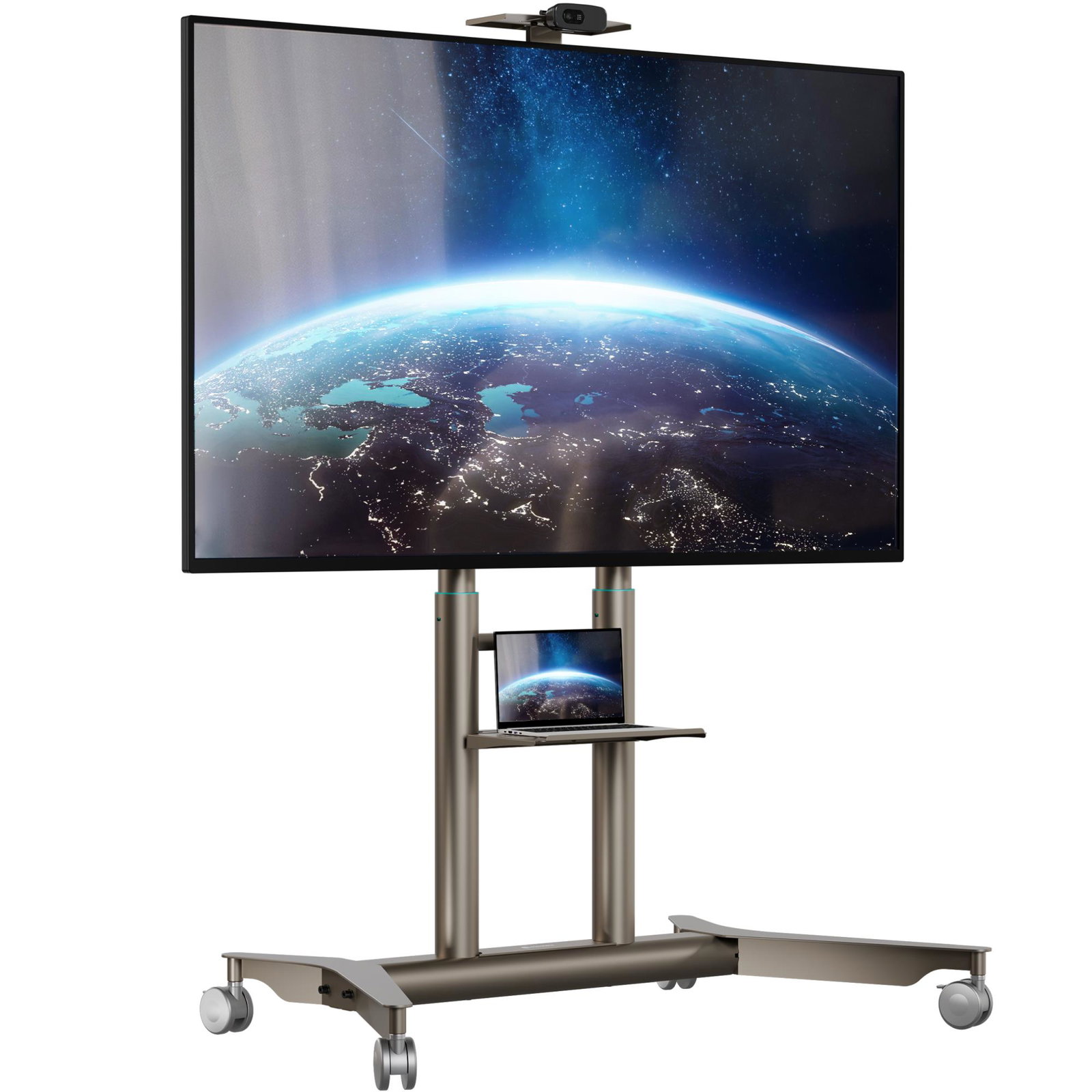 TV SET ACC MOBILE STAND/55-90/CHAMPAGNE TS1871-C ONKRON