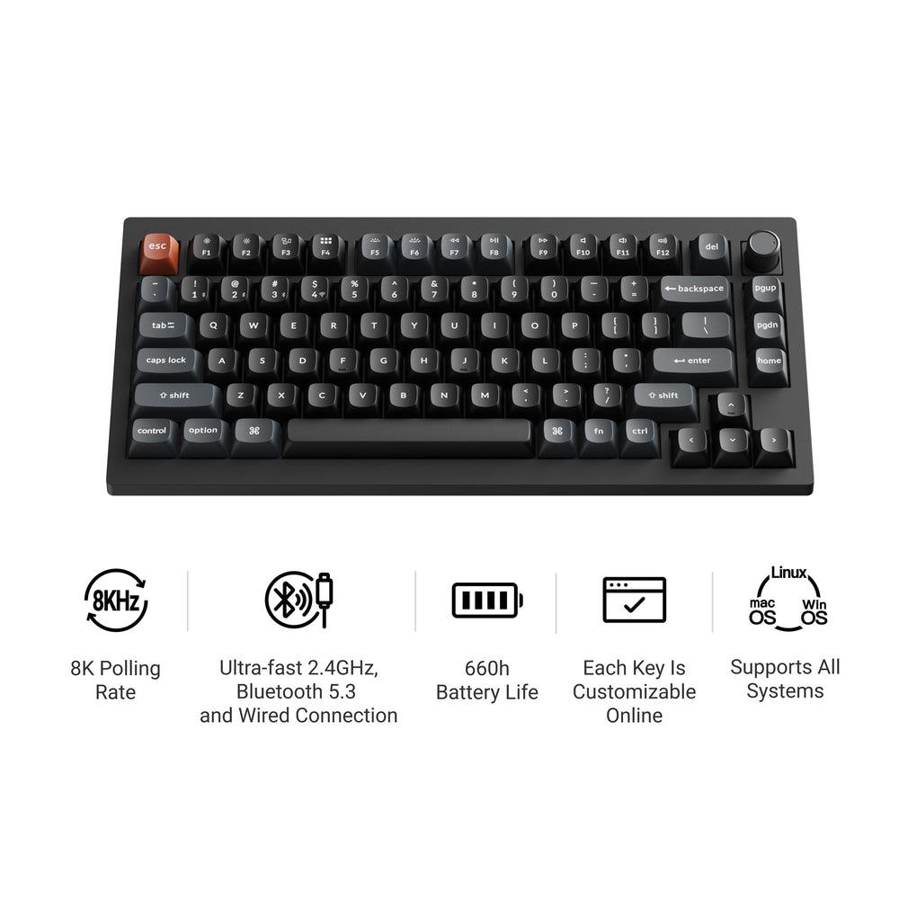 KEYBOARD WRL V1 ULTRA/BLACK V1U-D1 KEYCHRON