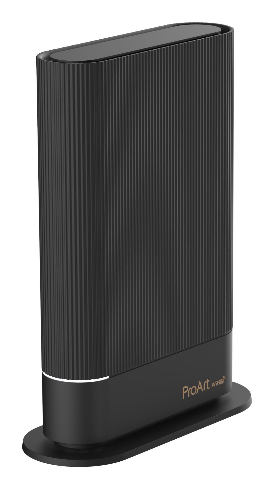 Wireless Router ASUS ProArt Router PRT-BE5000 Wi-Fi 7 (802.11be) Data speed 4320 Mbit/s Ethernet WAN Yes WAN connection type RJ-45 Ethernet LAN Yes 4xLAN ports PRT-BE5000