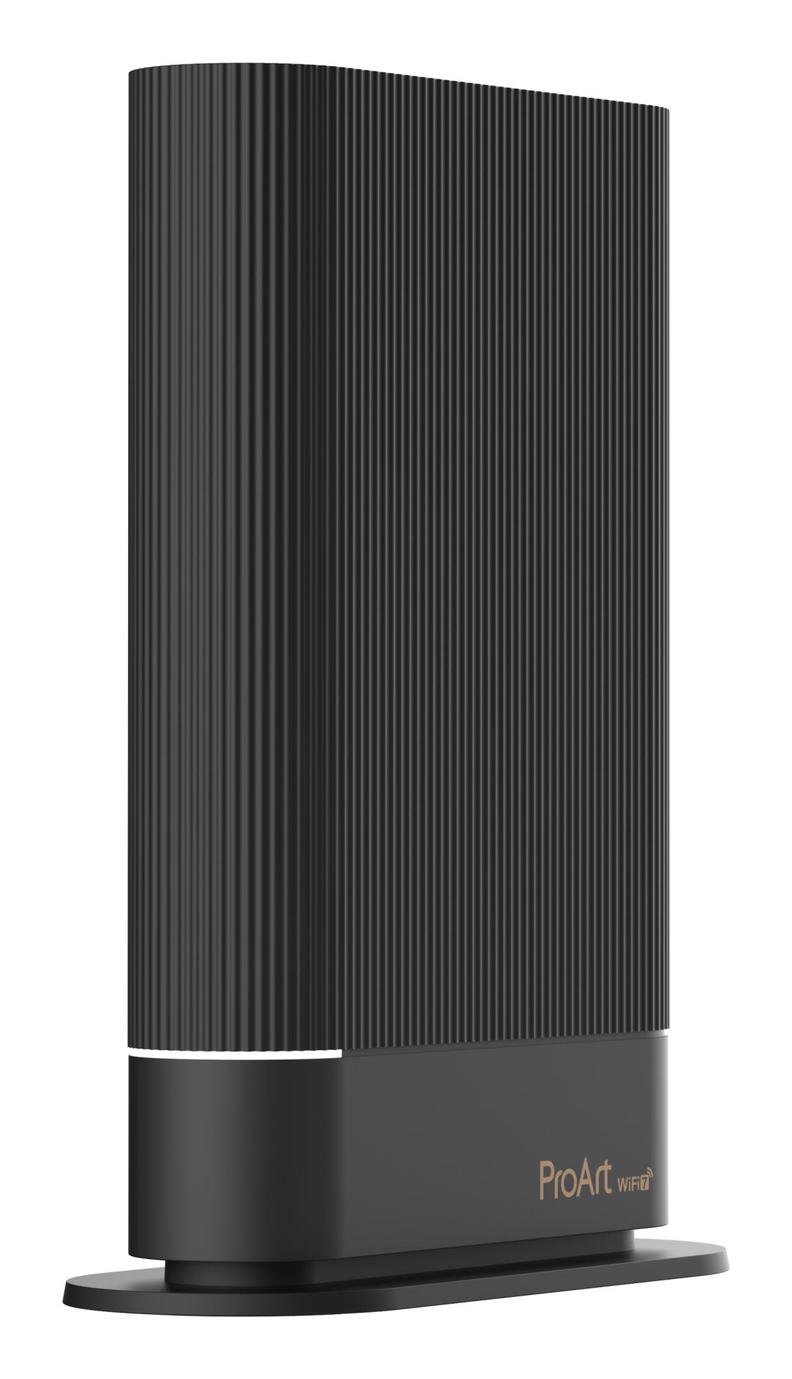 Wireless Router ASUS ProArt Router PRT-BE5000 Wi-Fi 7 (802.11be) Data speed 4320 Mbit/s Ethernet WAN Yes WAN connection type RJ-45 Ethernet LAN Yes 4xLAN ports PRT-BE5000