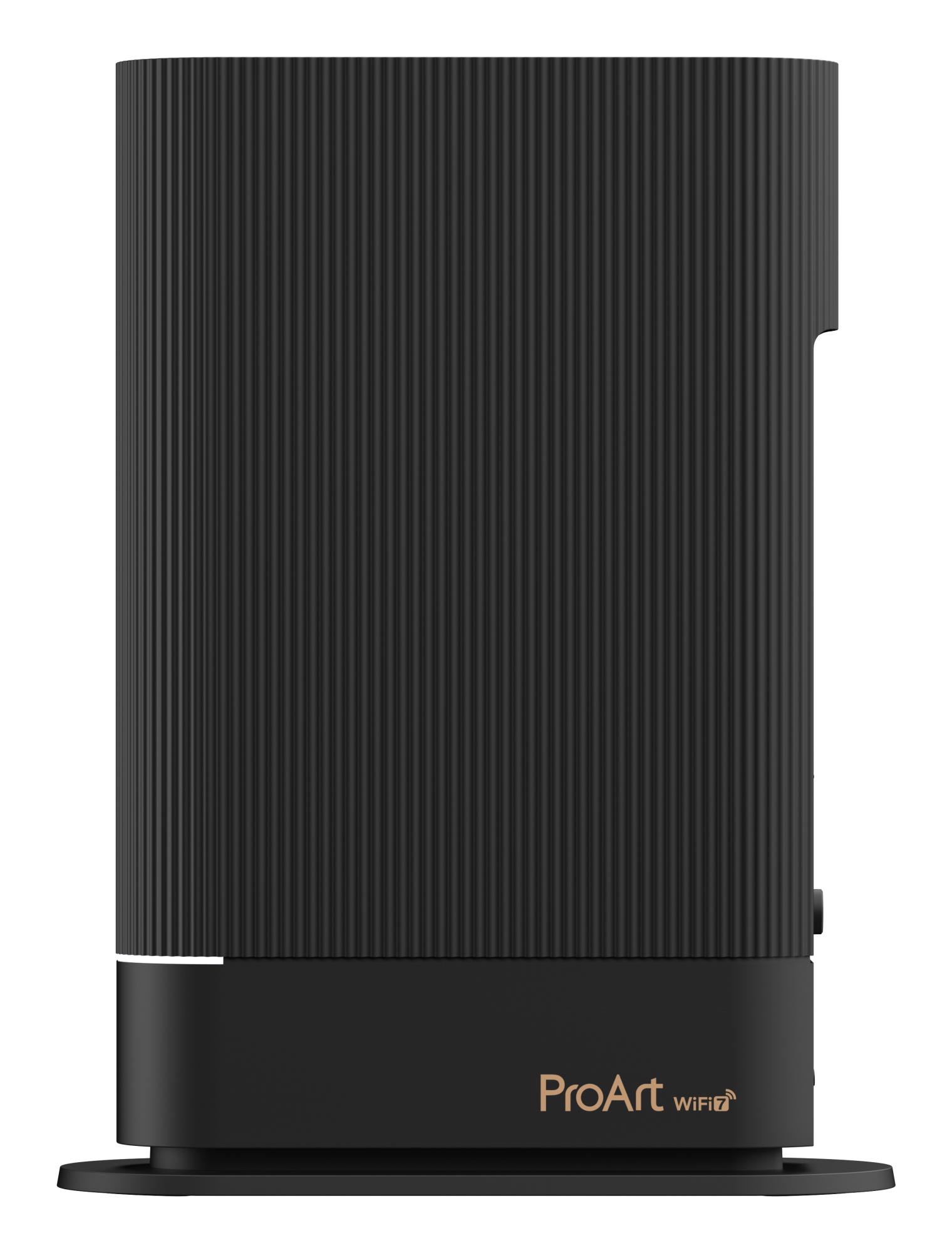 Wireless Router ASUS ProArt Router PRT-BE5000 Wi-Fi 7 (802.11be) Data speed 4320 Mbit/s Ethernet WAN Yes WAN connection type RJ-45 Ethernet LAN Yes 4xLAN ports PRT-BE5000