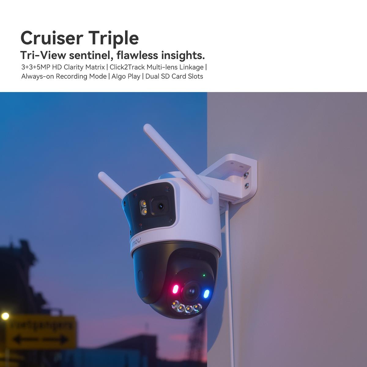 WRL CAMERA 3MP CRUISER TRIPLE/IPC-S7UP-11M0WED IMOU