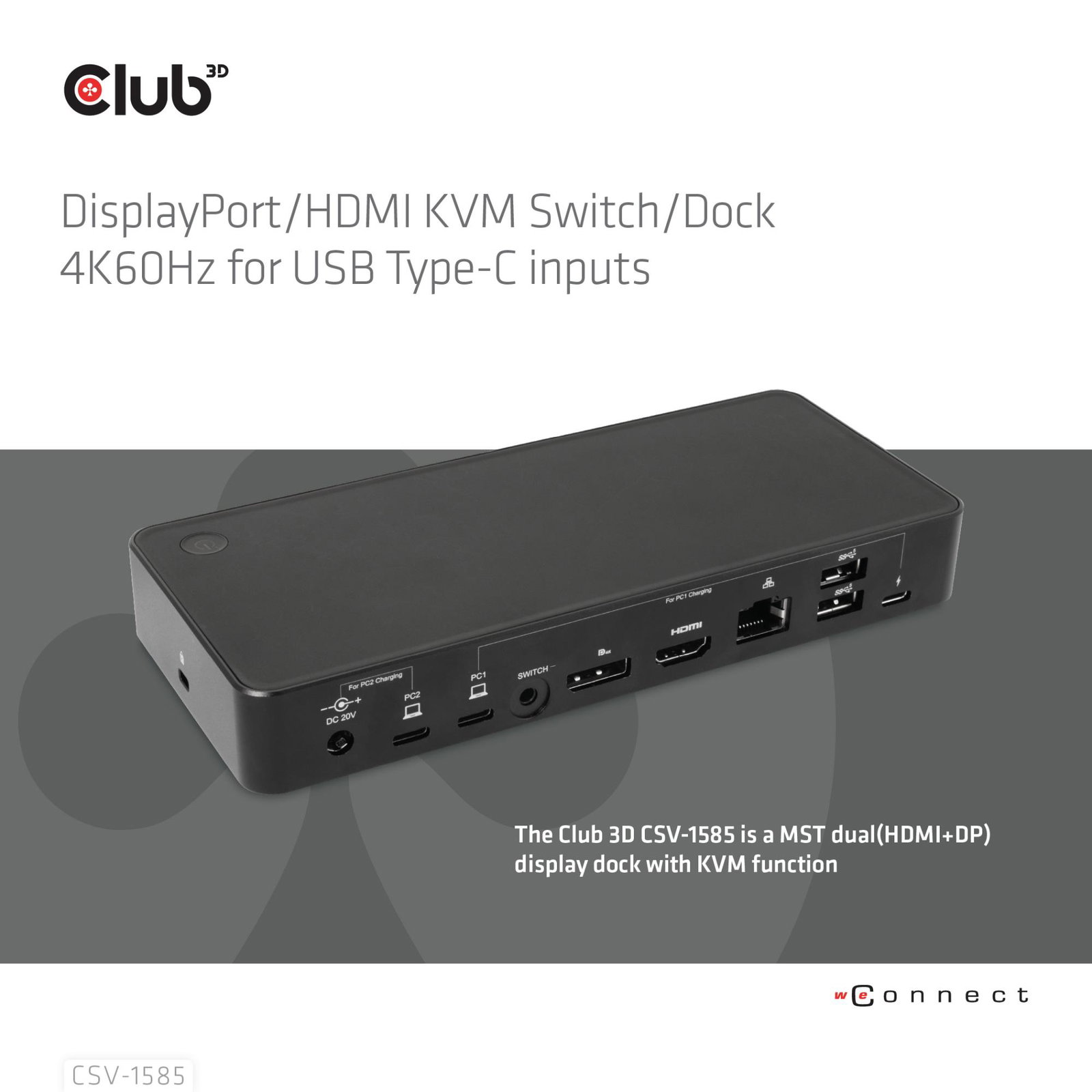 NB ACC DOCKING STATION/USB-C 120W CSV-1585 CLUB3D
