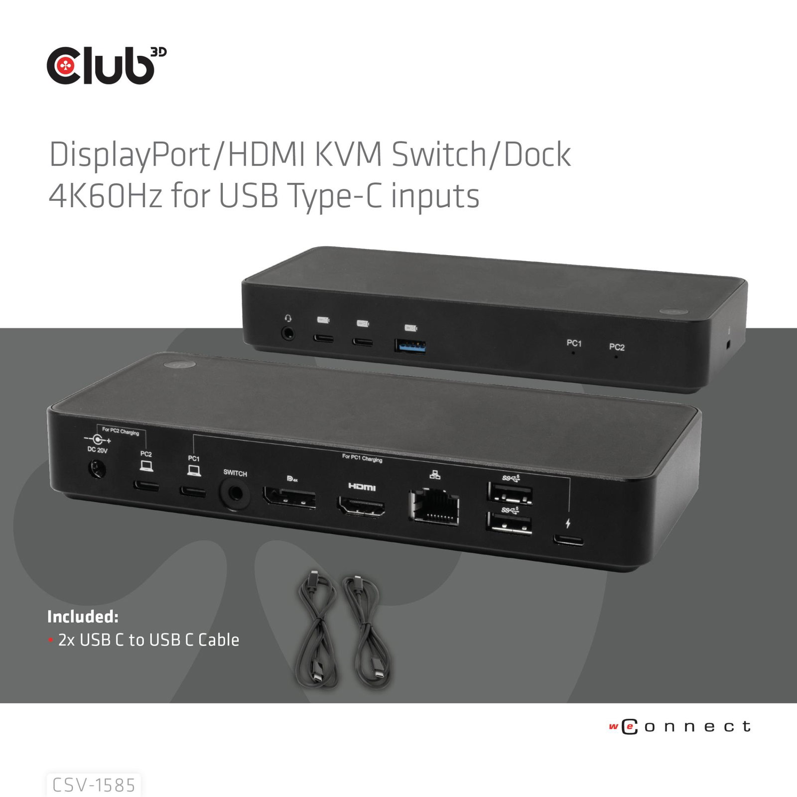 NB ACC DOCKING STATION/USB-C 120W CSV-1585 CLUB3D