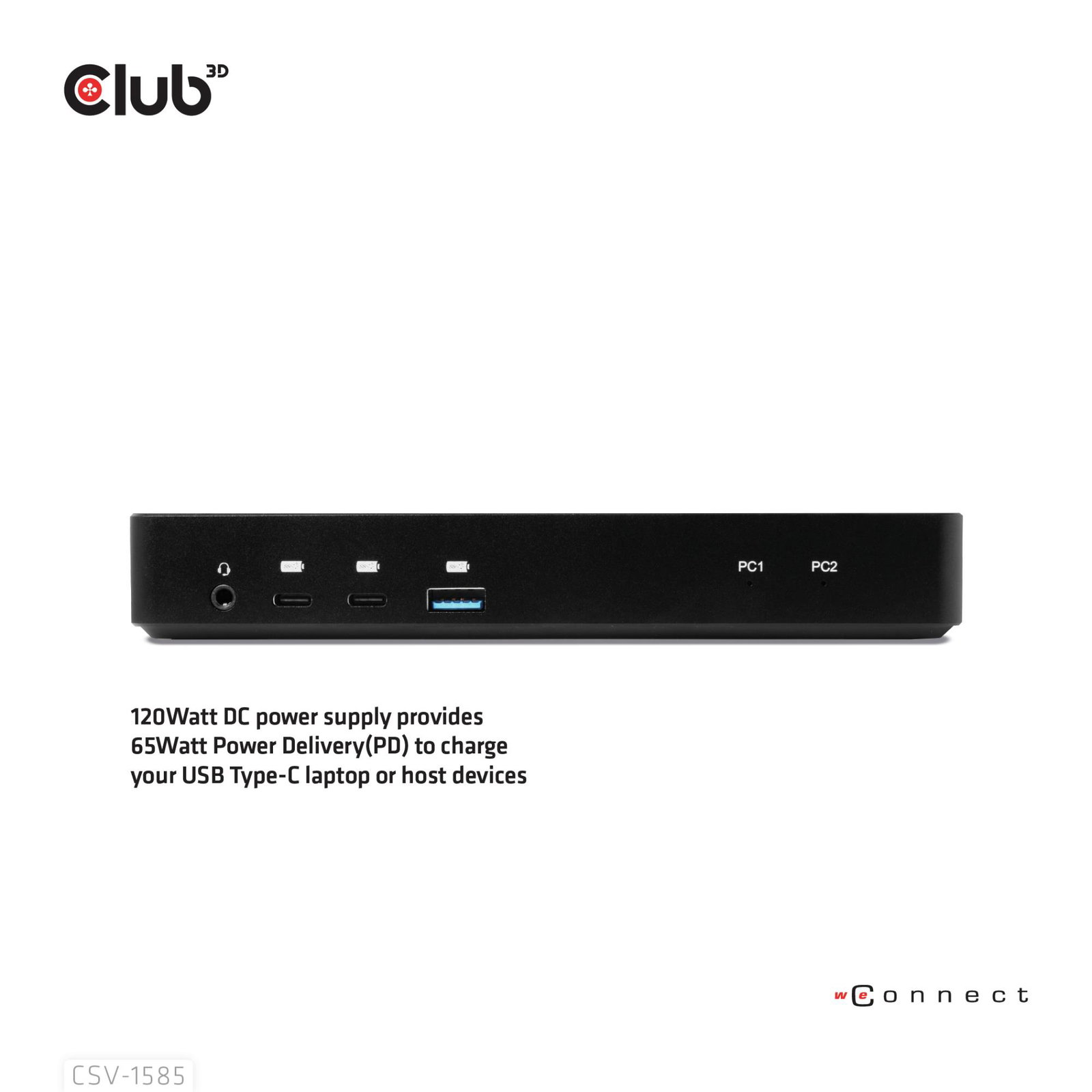 NB ACC DOCKING STATION/USB-C 120W CSV-1585 CLUB3D