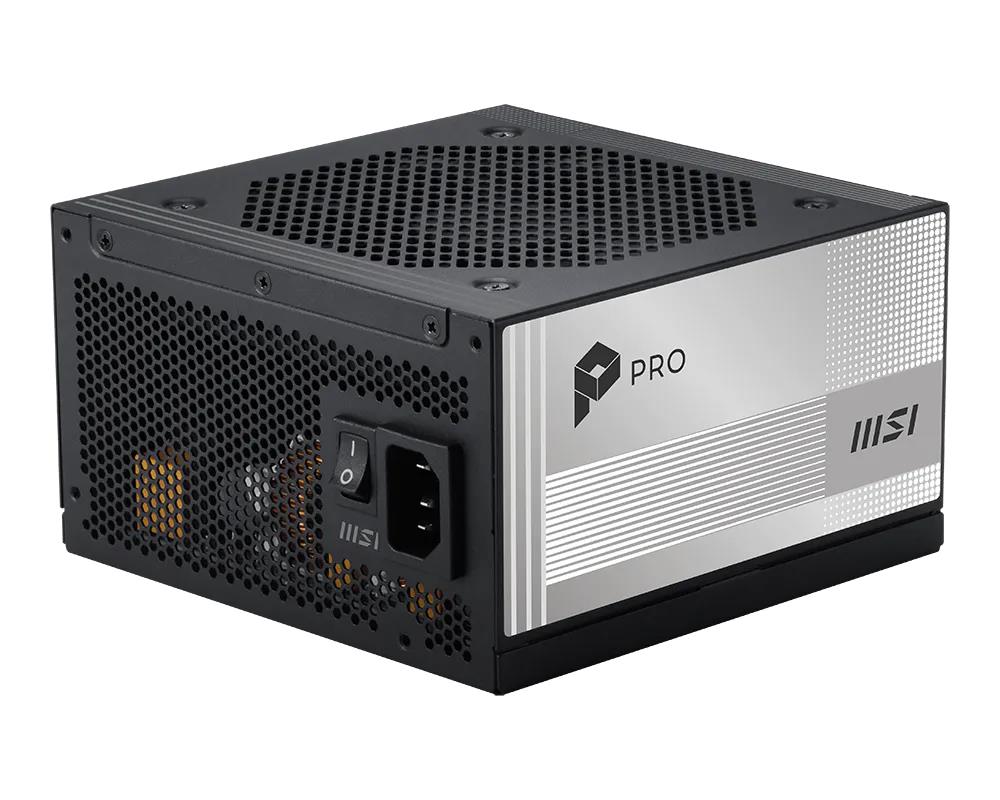 Power Supply MSI PRO A850PL PCIE5 ATX PC 100 - 240 V 850 W PROA850PLPCIE5