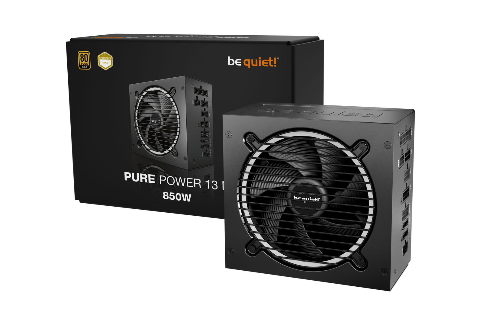 Power Supply BE QUIET Pure Power 13 850 Watts Peak Power 900 Watts Efficiency 80 PLUS GOLD PFC Active MTBF 100000 hours BP027EU