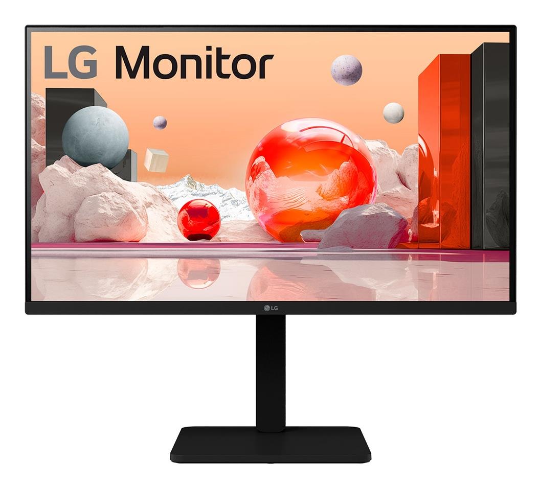 LCD Monitor LG 27 Panel IPS 1920x1080 16:9 100Hz Matte Speakers Swivel Pivot Height adjustable Tilt Colour Black 27BA550-B