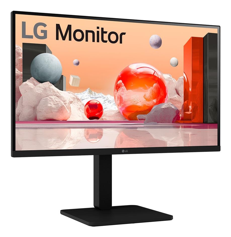 LCD Monitor LG 27 Panel IPS 1920x1080 16:9 100Hz Matte Speakers Swivel Pivot Height adjustable Tilt Colour Black 27BA550-B