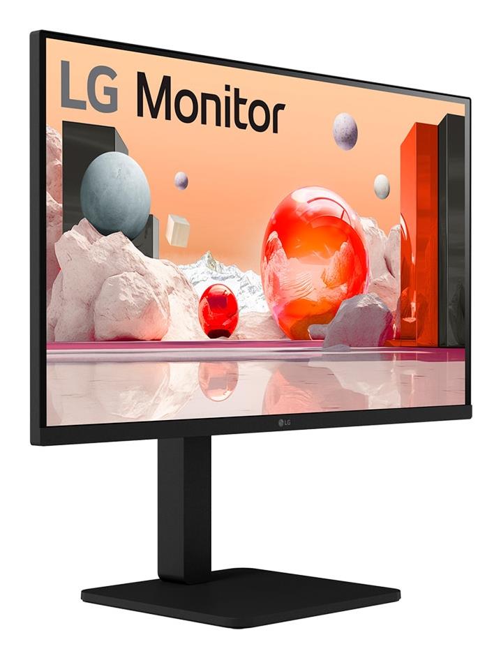 LCD Monitor LG 27 Panel IPS 1920x1080 16:9 100Hz Matte Speakers Swivel Pivot Height adjustable Tilt Colour Black 27BA550-B