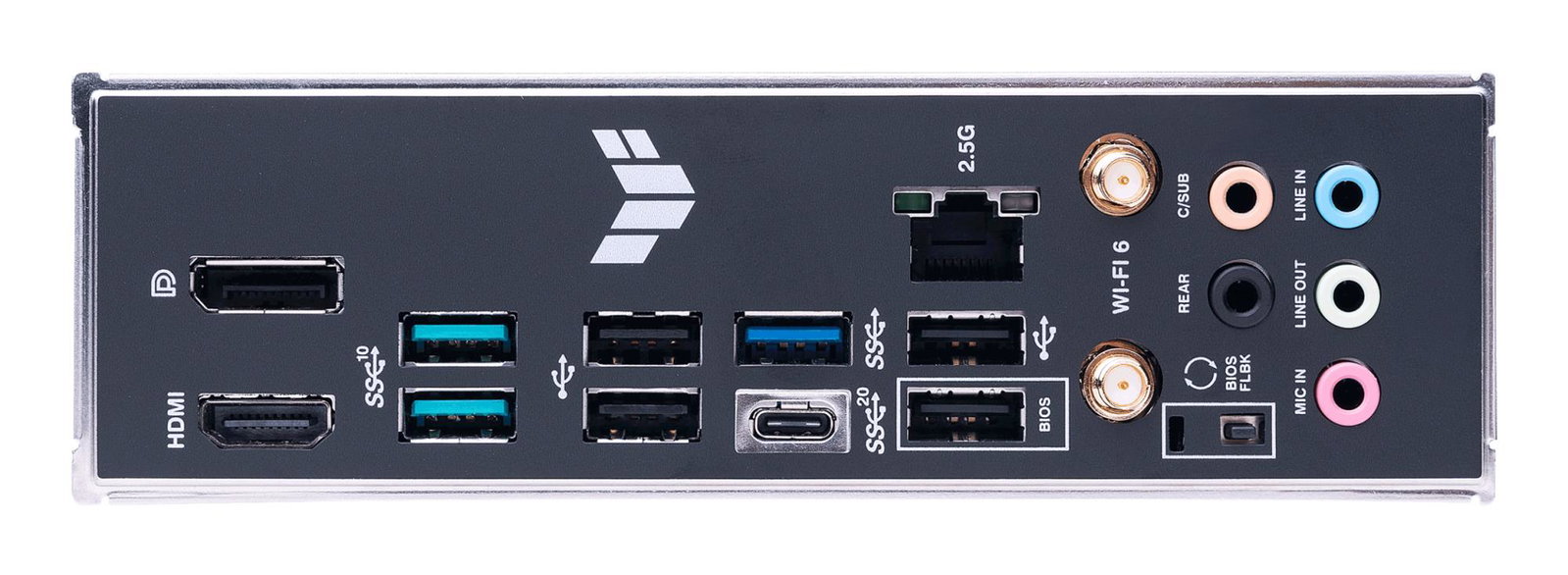 Mainboard ASUS AMD B650 SAM5 MicroATX Memory DDR5 Memory slots 4 1xPCI-Express 4.0 1x 1xPCI-Express 4.0 16x 2xM.2 1xHDMI 1xDisplayPort 4xUSB 2.0 3xUSB 3.2 1xUSB-C 1xRJ45 5xAudio port TUFGAMB650M-PLUSWIFI