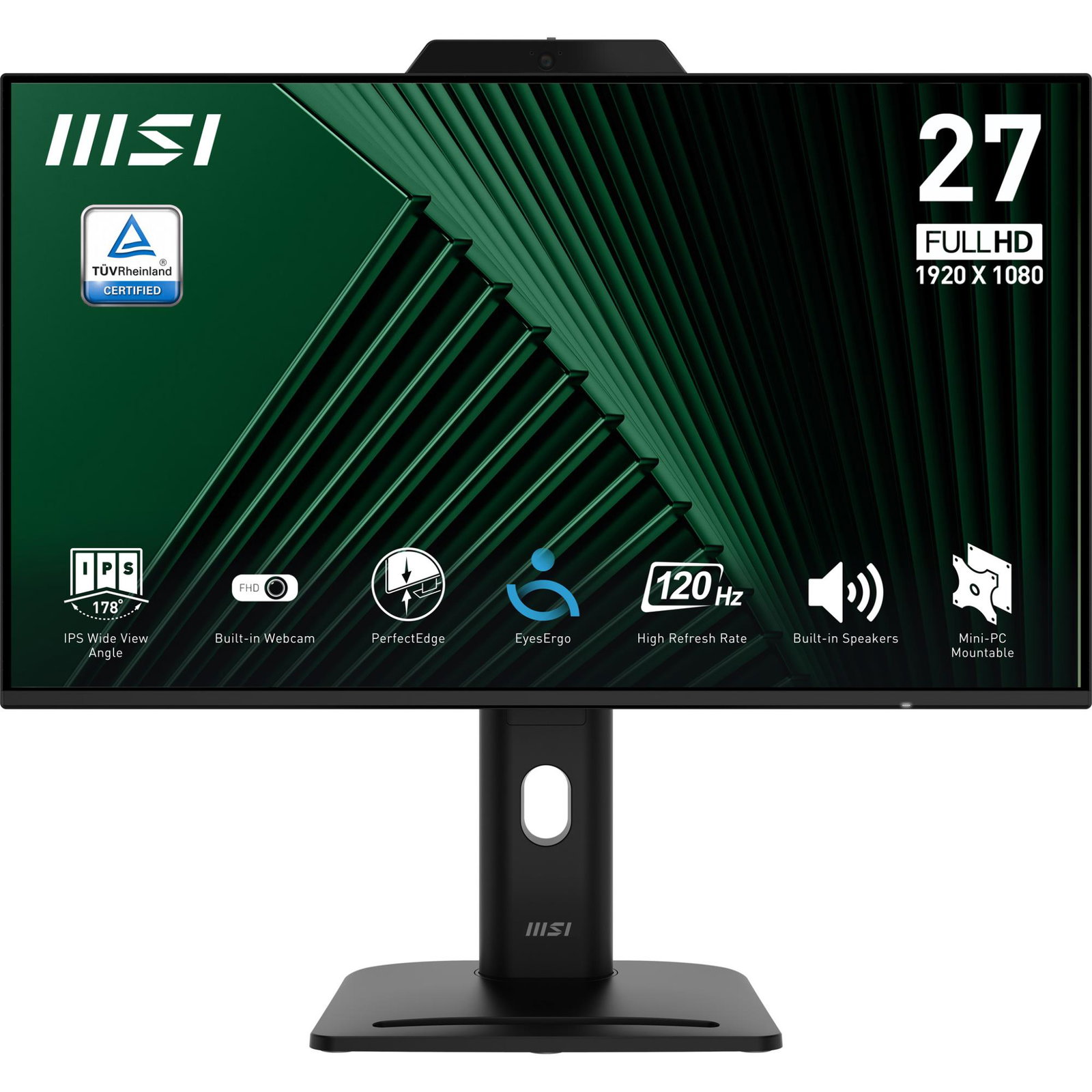 LCD Monitor MSI PRO MP272PMG 27 Business Panel IPS 1920x1080 16:9 120 Hz Speakers PROMP272PMG