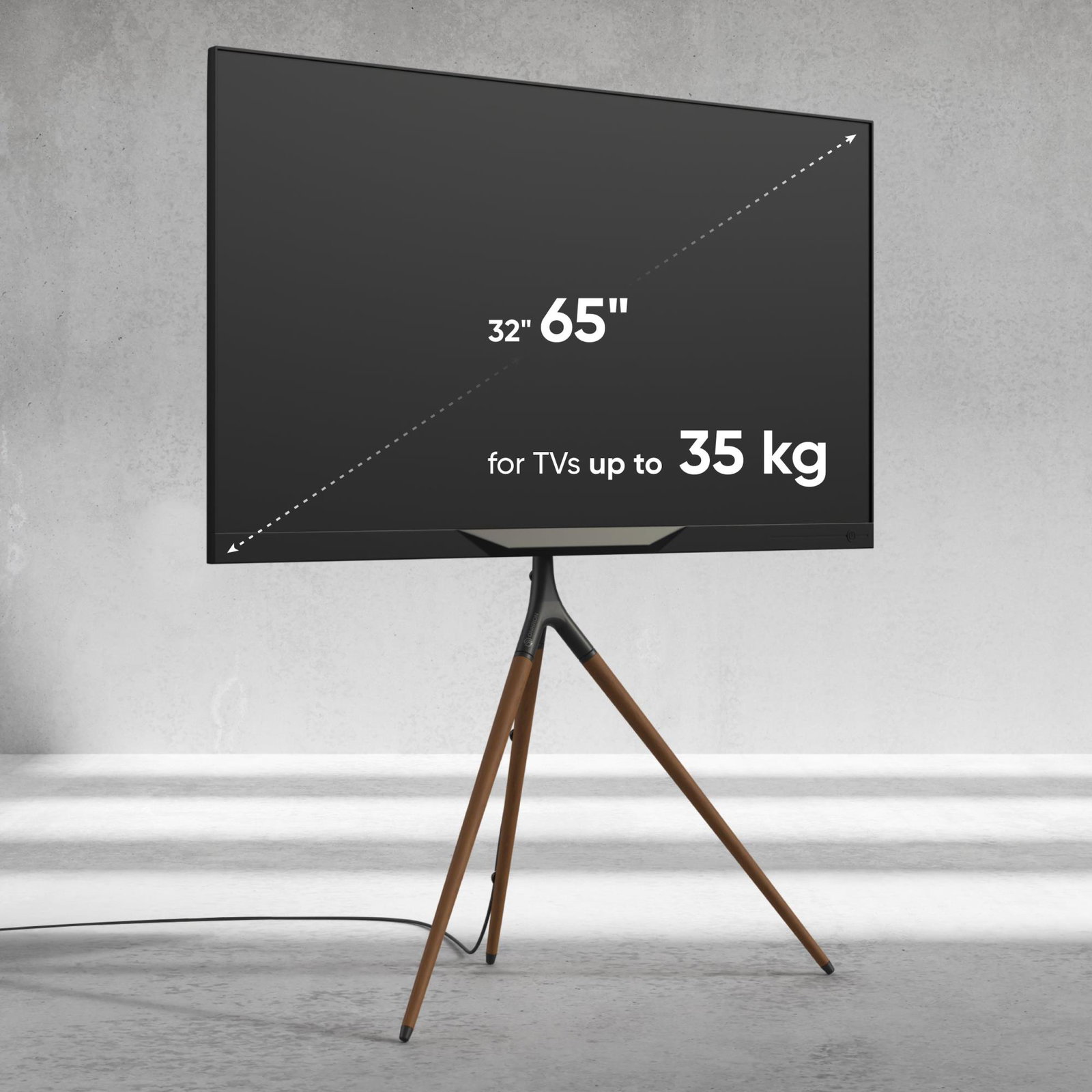 TV SET ACC FLOOR STAND /32-65/BLACK TS1220-B ONKRON