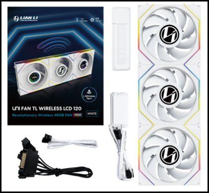 CASE FAN 120MM WRL 3PCS/G99.12TLLCD1W3W.00 LIAN LI
