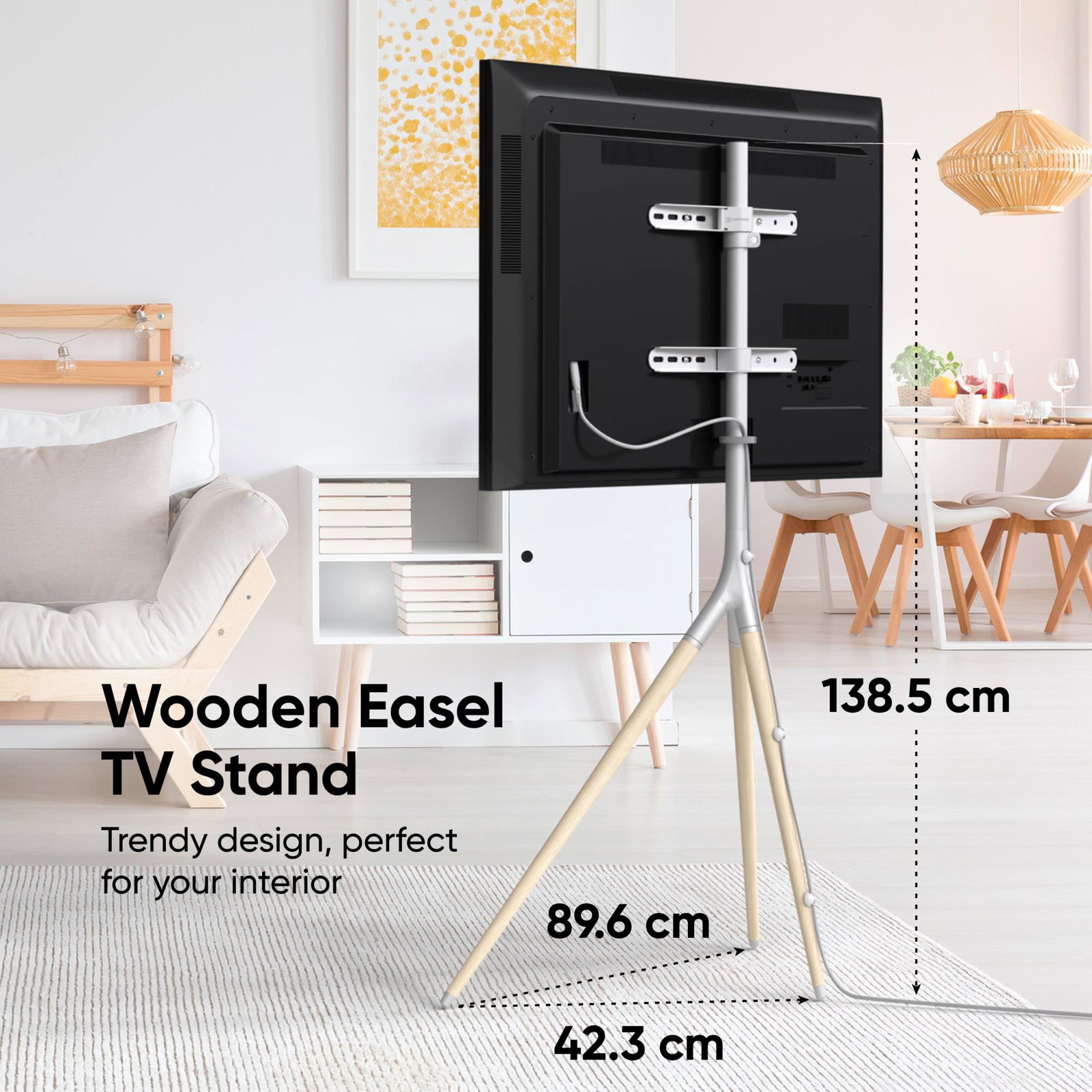 TV SET ACC FLOOR STAND /32-65/WHITE TS1220-W ONKRON