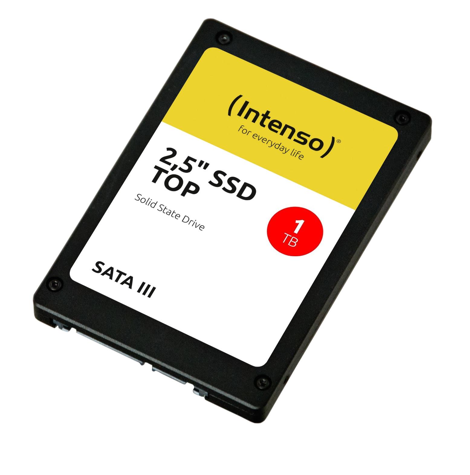 SSD INTENSO 1000 GB Serial ATA III Write speed 500 MB/s Read speed 550 MB/s 2.5 MTBF 2000000 h 3812460
