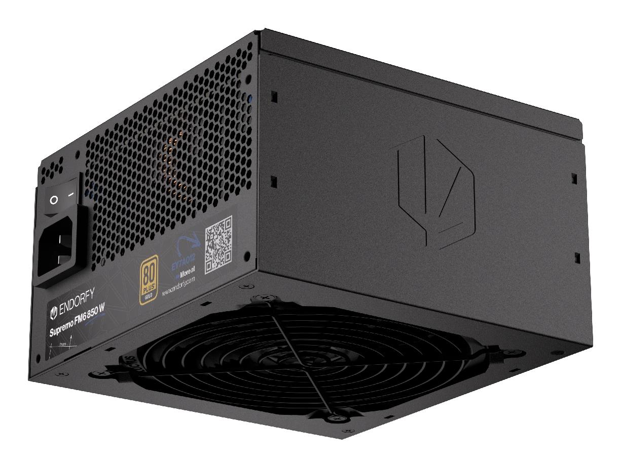 Power Supply ENDORFY SUPREMO FM6 850 Watts Efficiency 80 PLUS GOLD MTBF 100000 hours EY7A012