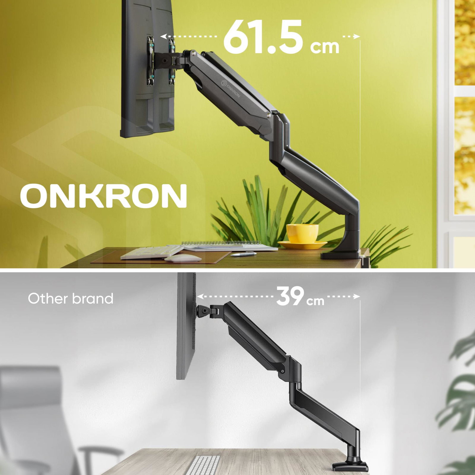 MONITOR ACC DESK MOUNT/13-32 BLACK G200-B ONKRON