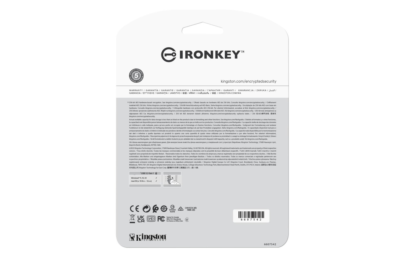 MEMORY DRIVE FLASH USB-C 32GB/IKVP50C/32GB KINGSTON