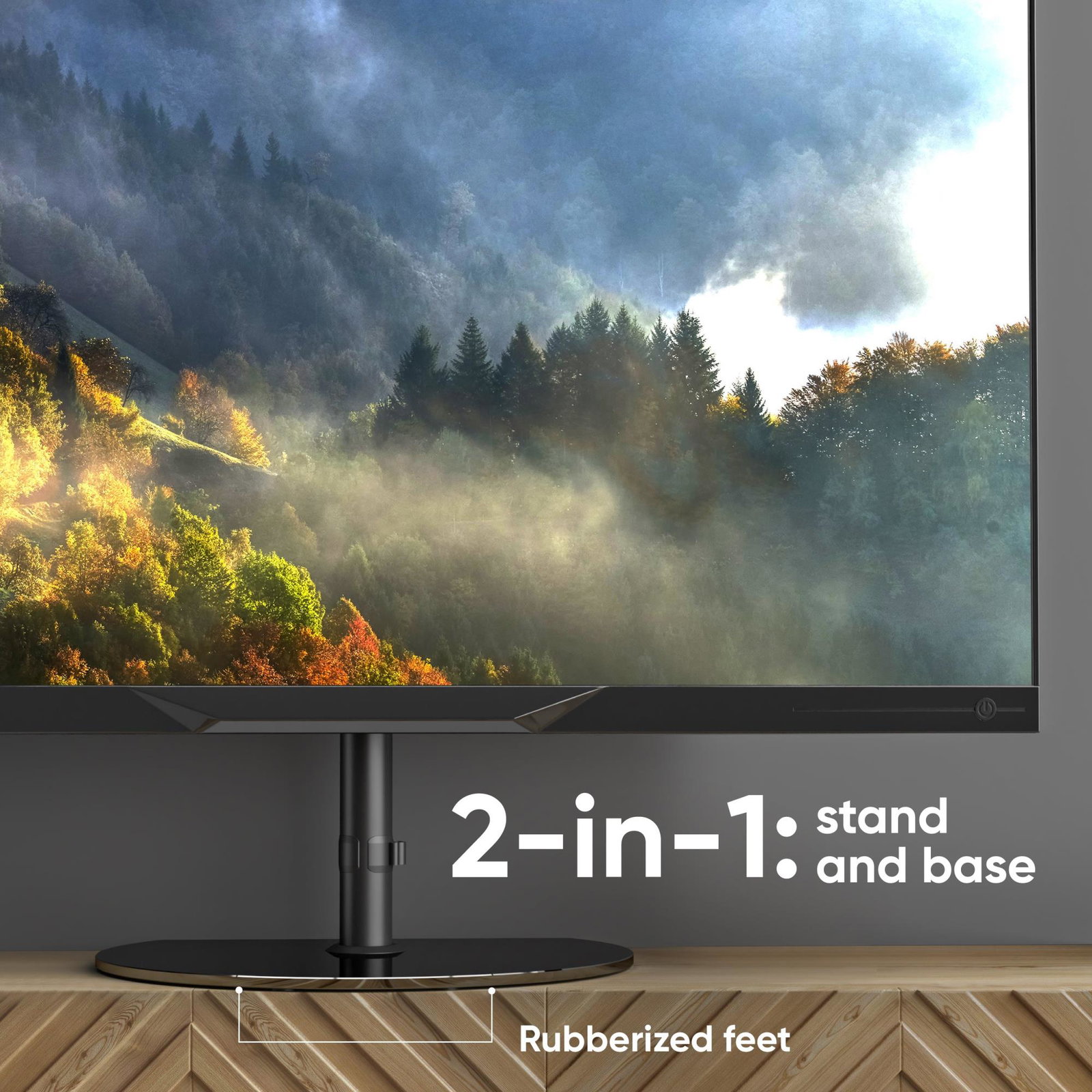 TV SET ACC FLOOR STAND /30-60/BLACK TS5060-B ONKRON