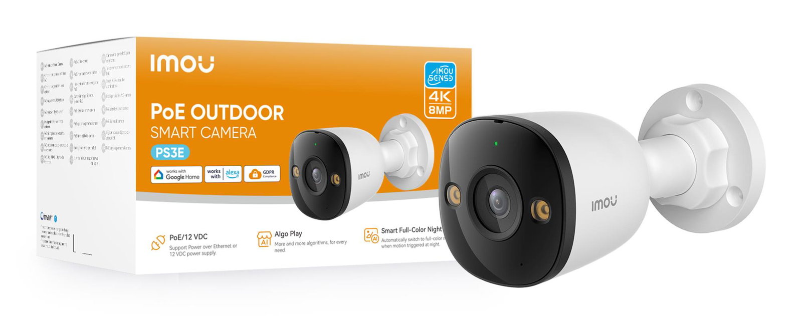 NET CAMERA PS3E 4K 8MP POE/IPC-PS3EP-8Q0 IMOU