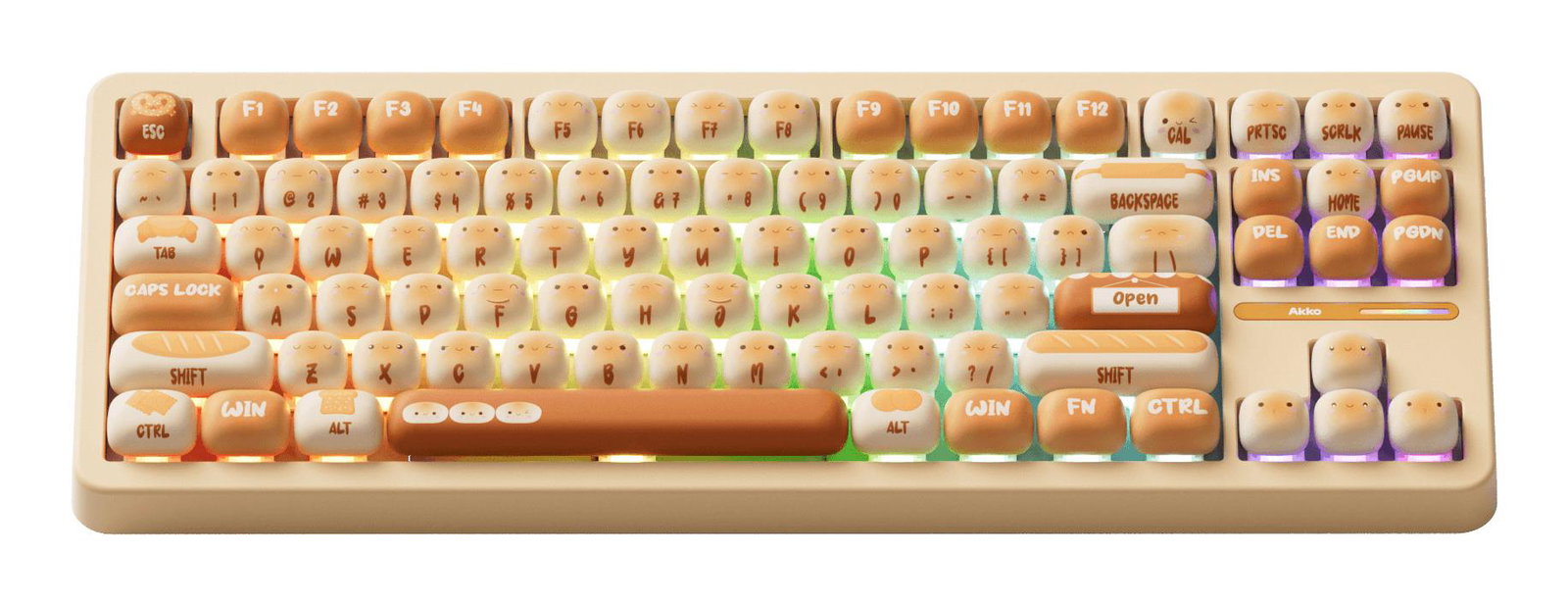 KEYBOARD WRL TAC87/BUN WONDER. 103-TA87B-009 AKKO