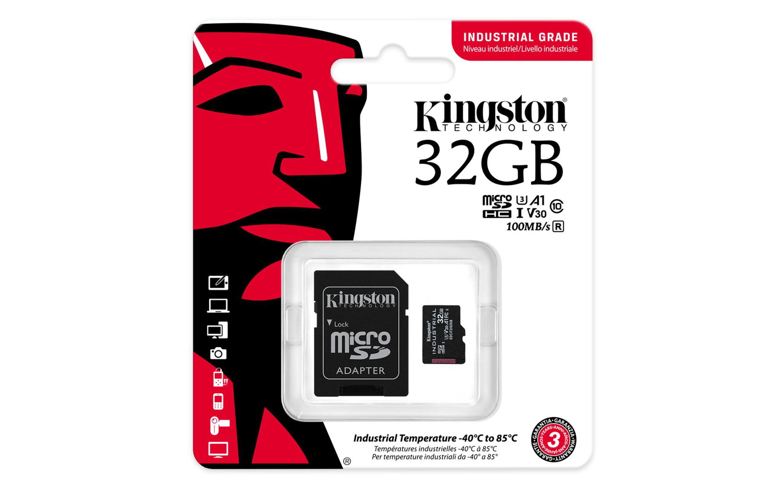 MEMORY MICRO SDHC 32GB UHS-I/W/A SDCIT2/32GB KINGSTON