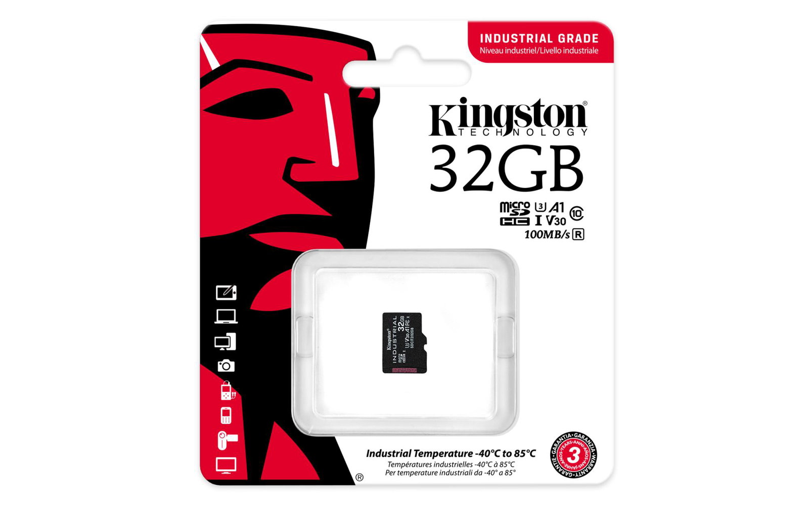 MEMORY MICRO SDHC 32GB UHS-I/SDCIT2/32GBSP KINGSTON