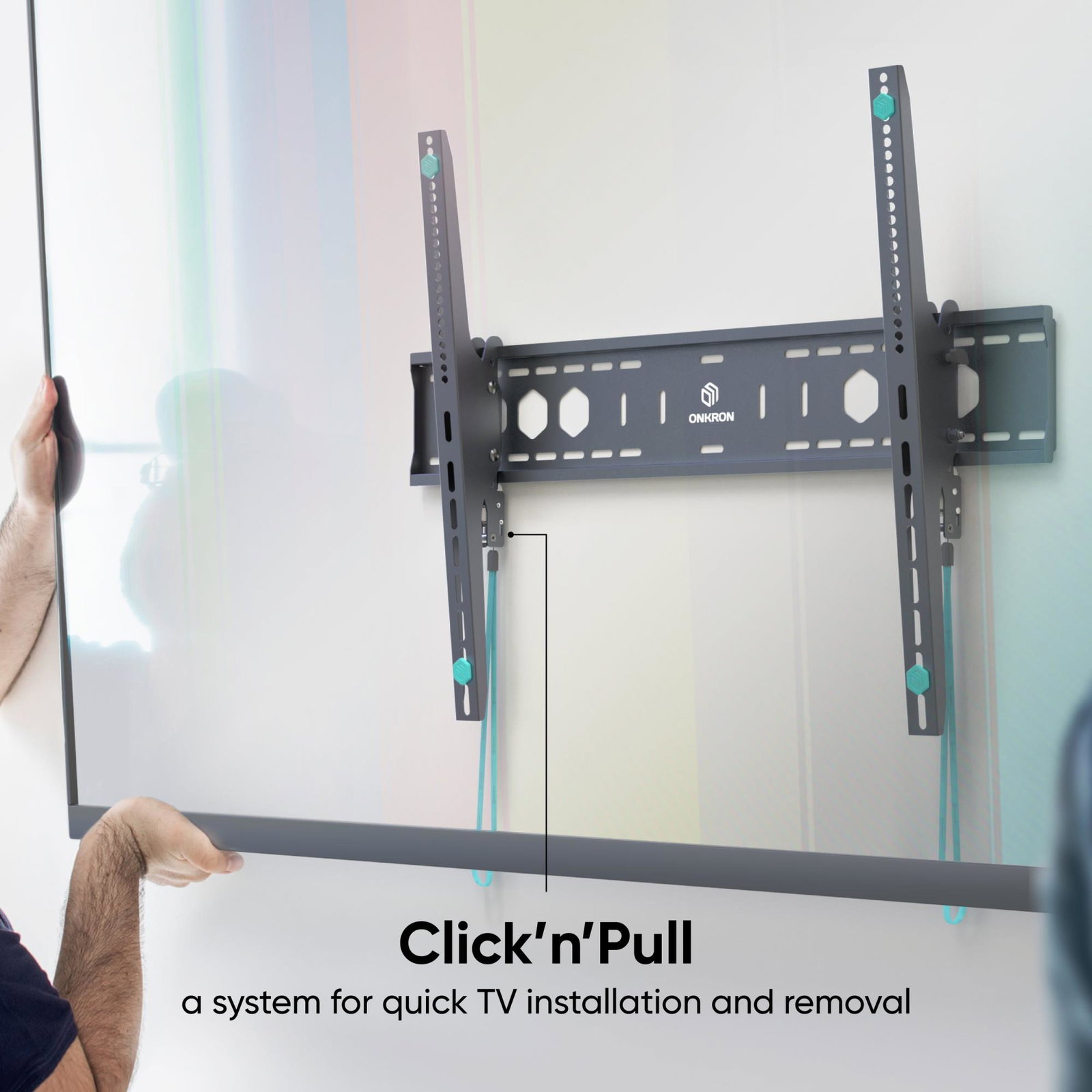 TV SET ACC WALL MOUNT/60-110/BLACK UT12-B ONKRON