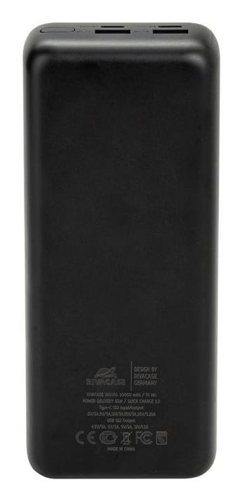 POWER BANK USB 30000MAH/VA1080 RIVACASE