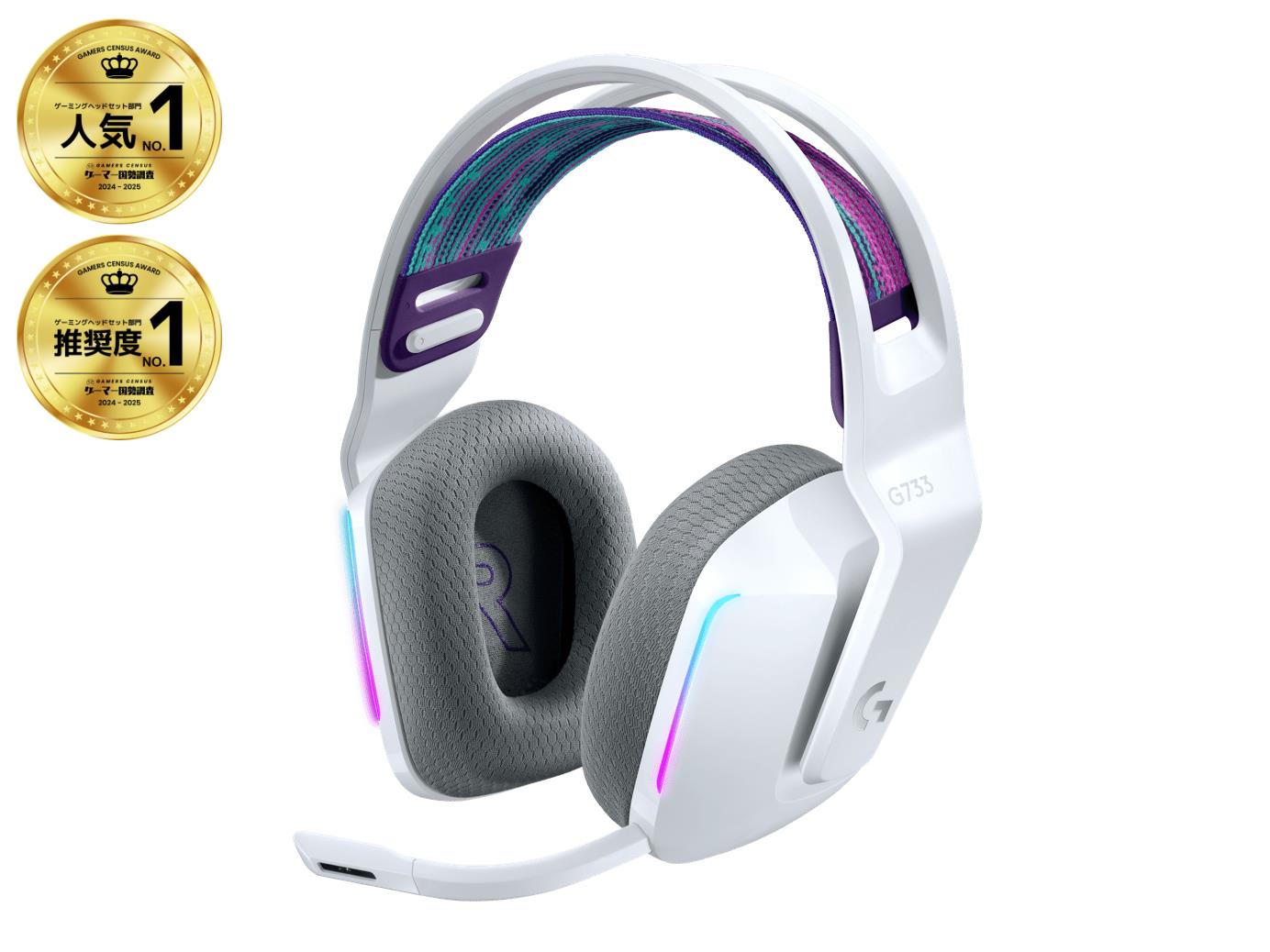 HEADSET GAMING G733 WRL/WHITE 981-000883 LOGITECH