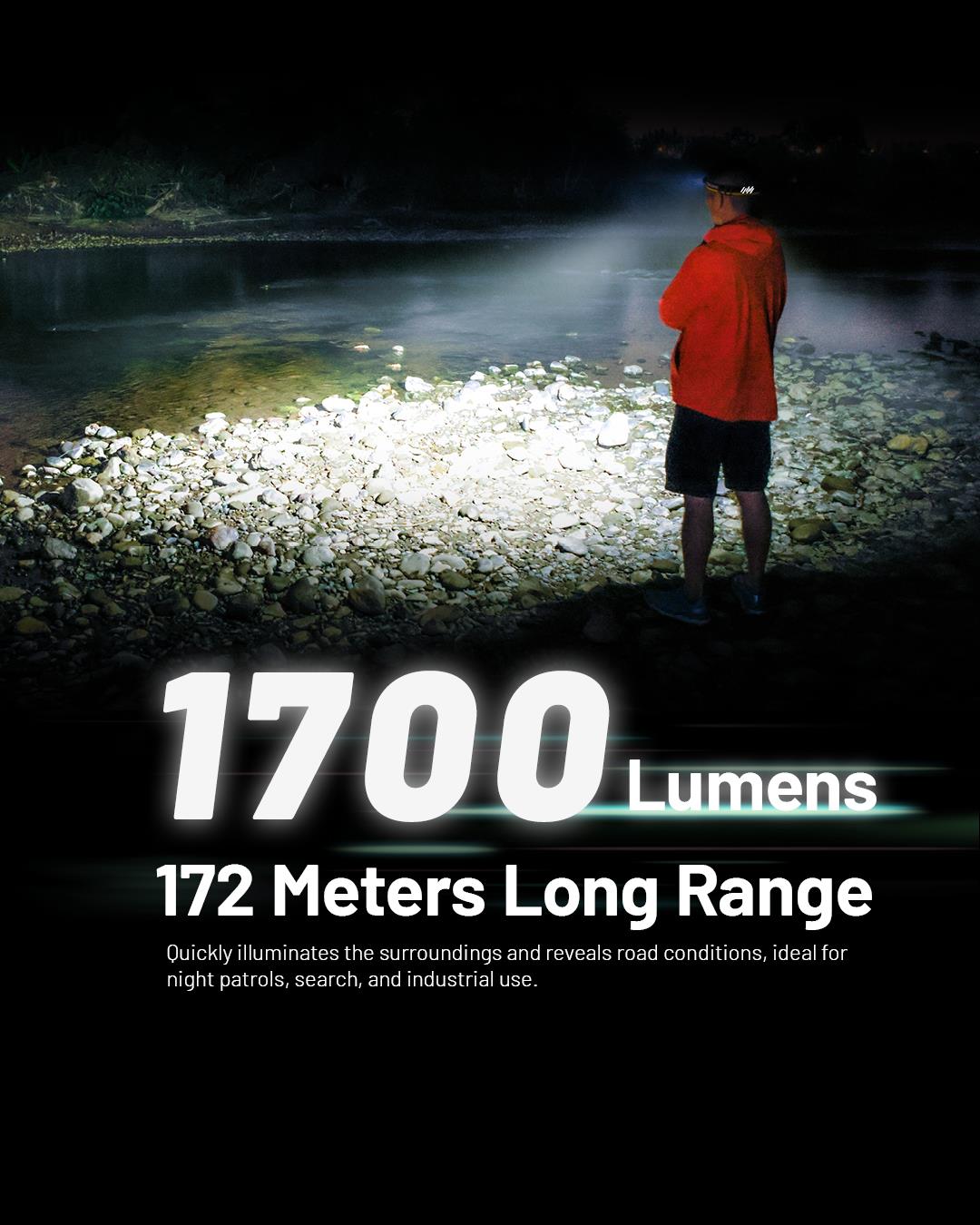 HEADLAMP NU SERIES 1700 LUMENS/NU45 NITECORE