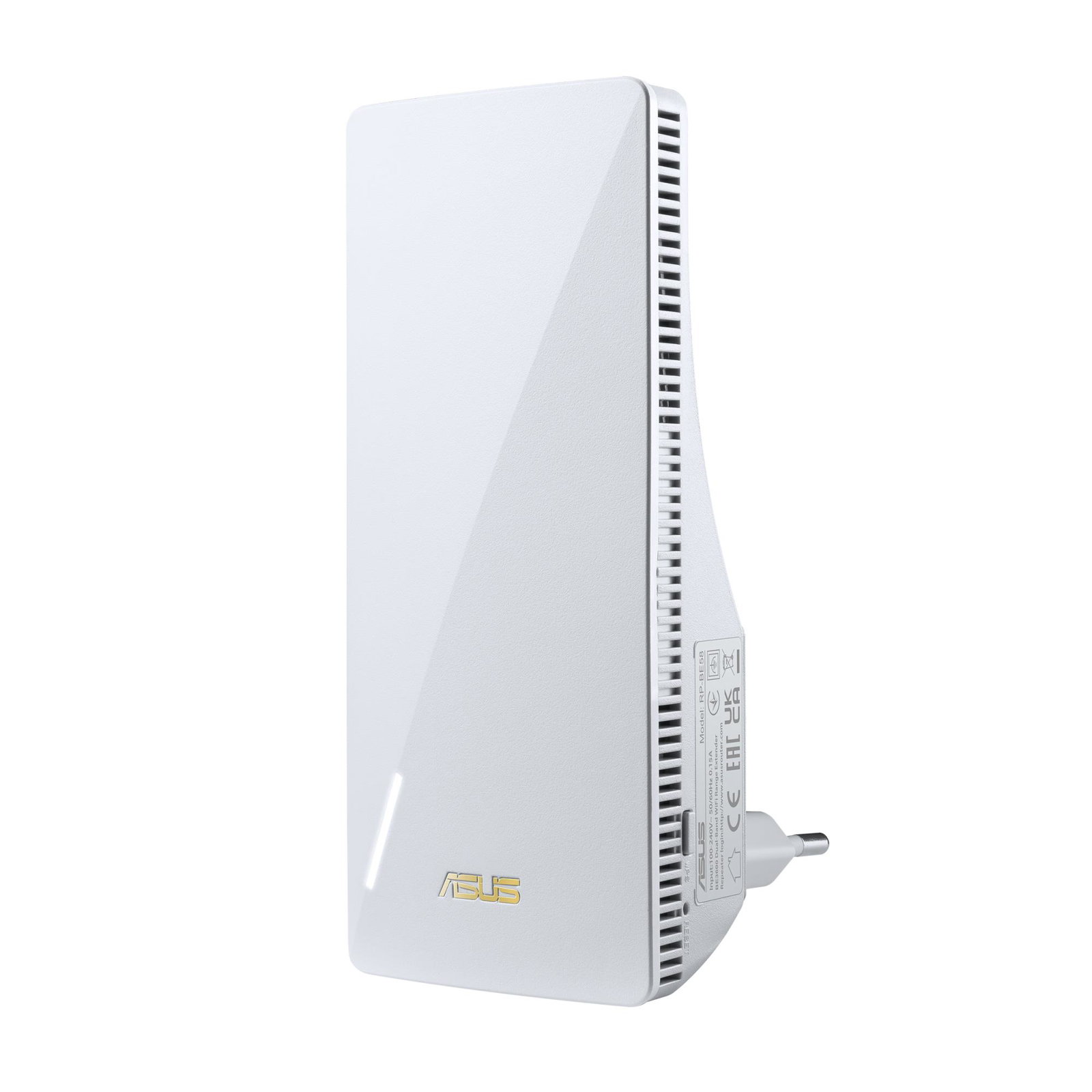 Wireless Device ASUS RP-BE58 Product type Mesh satellite Qtty 1 pc(s) Wi-Fi band Dual-band (2.4 GHz 5 GHz) Wi-Fi 7 (802.11be) 1xEthernet LAN (RJ-45) ports WLAN speed 2882 Mbit/s White RP-BE58