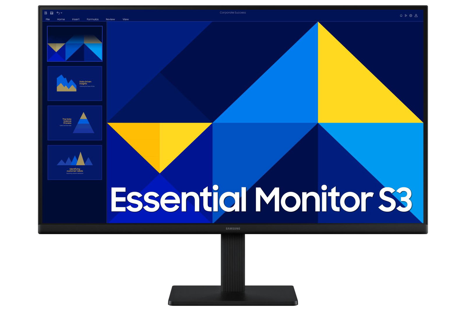 LCD Monitor SAMSUNG Essential Monitor S3 27 Panel IPS 1920x1080 16:9 100Hz 5 ms LS27D300GAUXEN