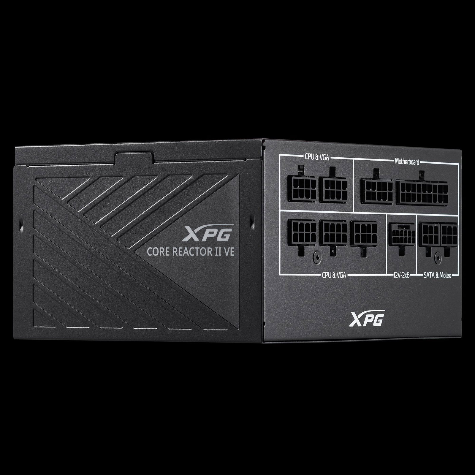 Power Supply ADATA CORE REACTOR II VE 750 Watts Efficiency 80 PLUS GOLD PFC Active MTBF 100000 hours COREREACTORIIVE750G-BKCEU